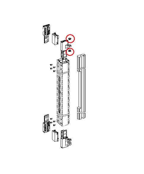 10 Schanierbuchsen 8mm