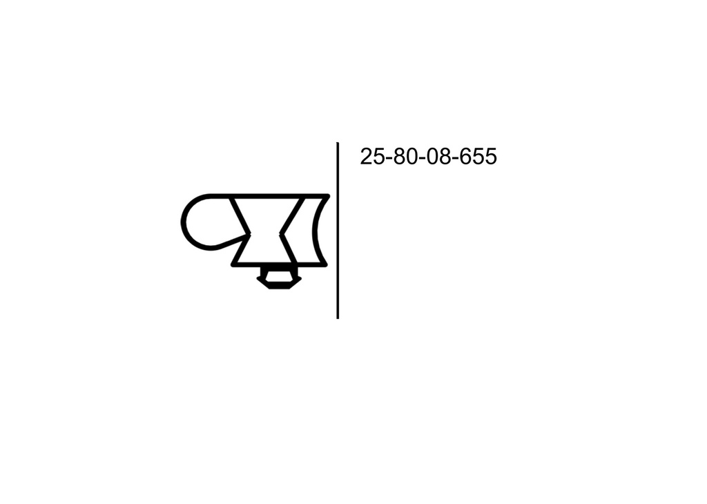 Anschlussdichtung Paarflügel