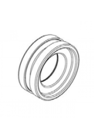 Kompletteil BG Muschelgriff rund offen