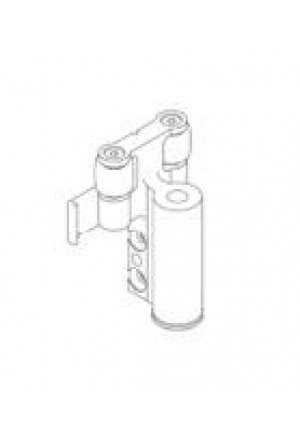 [15-300-74-935] BG Führungswagen Pfosten schmal rechts, kugelgelagert