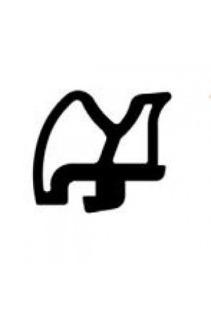 [25-300-11-695] Anschlagdichtung Stulpleiste (10m)