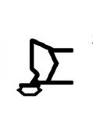 [25-80-07-695] Anschlagdichtung Flügel SL 80 (10m)